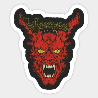 Vengeance Rising Red Devil 1987 Sticker